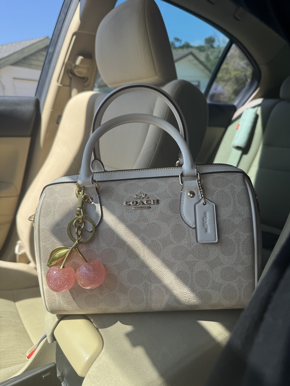 Coach Signature Rowan Satchel in Signature Canvas